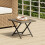 Berkfield Folding Table Grey 45x35x32 cm Poly Rattan 1