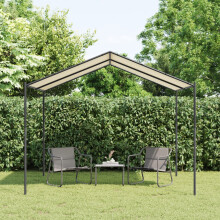 Berkfield Canopy Tent Beige 3x3 m Steel and Fabric