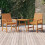 Berkfield 3 Piece Garden Lounge Set Solid Wood Acacia 1