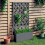 Berkfield Trellis Planter Grey 65x33x135 cm WPC 1