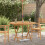 Berkfield Folding Garden Table 110x110x75 cm Solid Wood Teak 1
