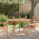Berkfield Folding Garden Table ò 110x75 cm Solid Wood Teak 1