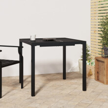 Berkfield Garden Table Anthracite 80x80x72 cm Steel
