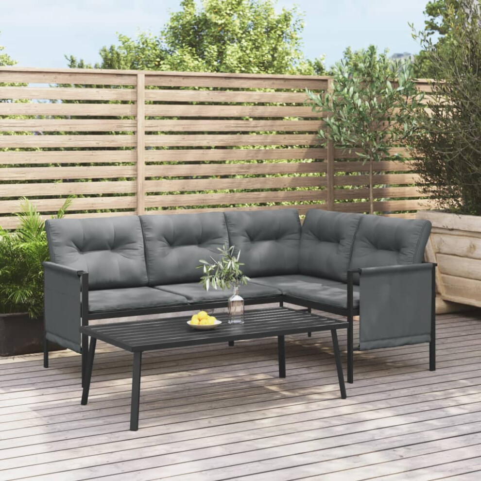Berkfield Garden Coffee Table Anthracite 110x55x35cm Steel-image-OPC-PTFVQ79-NEW
