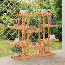 Berkfield Flower Stand 110x25x110.5 cm Solid Wood Fir