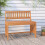 Berkfield Garden Bench 80 cm Solid Wood Eucalyptus 1