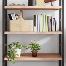Berkfield Wall Shelf Light Brown 80x40x(2-4) cm Treated Solid Wood Oak