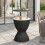Berkfield 3-in-1 Ice Cooler Table Black Polypropylene 1