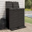 Berkfield Outdoor Garbage Bin Black 78x41x86 cm Polypropylene 1