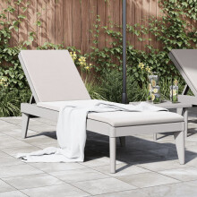 Berkfield Sun Lounger Grey 186x60x29 cm PP