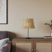 Berkfield Lamp Shade Brown ò20x15 cm Wicker