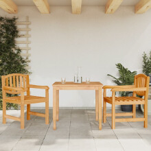 Berkfield Garden Chairs 2 pcs 58x59x88 cm Solid Wood Teak