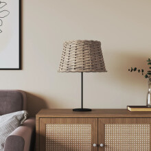 Berkfield Lamp Shade Brown ò38x23 cm Wicker