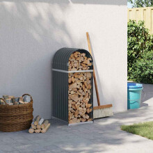 Berkfield Log Holder Anthracite 40x45x100 cm Galvanised Steel