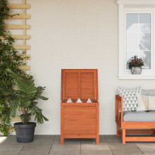 Berkfield Garden Storage Box Brown 50x49x56,5 cm Solid Wood Fir
