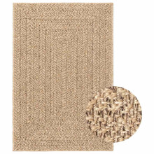 Berkfield Rug ZIZUR 120x170 cm Jute Look Indoor and Outdoor