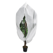 Berkfield Plant Fleece Cover with Zip 70 g/m 3.93x3.5 m