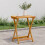 Berkfield Folding Garden Table 50x36x60 cm Solid Wood Acacia 1