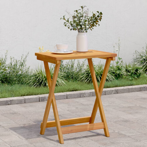 Berkfield Folding Garden Table 50x36x60 cm Solid Wood Acacia