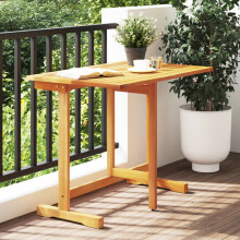 Berkfield Folding Balcony Table 90x60x72 cm Solid Wood Acacia