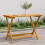 Berkfield Folding Garden Table 90x52.5x65 cm Solid Wood Acacia 1