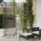 Berkfield Room Divider 6 Panels Grey Poly Rattan 1