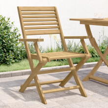 Berkfield Folding Garden Chairs 2 pcs 54.5x61.5x86.5 cm Solid Wood Acacia