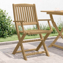 Berkfield Folding Garden Chairs 2 pcs 54x61x88 cm Solid Wood Acacia
