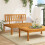 Berkfield Garden Pallet Middle Sofa Solid Wood Acacia 1
