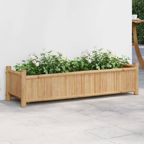 Berkfield Planter 100x30x25 cm Bamboo