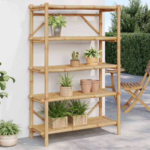 Berkfield 5-Layer Shelf 100x40x150 cm Bamboo