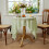 Breathable Openwork Tablecloth-140 100cm Light Green 6