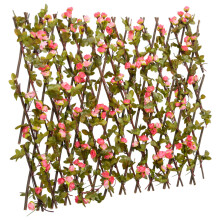 Berkfield†Artificial Ivy Trellis Expandable Dark Pink 180x60 cm