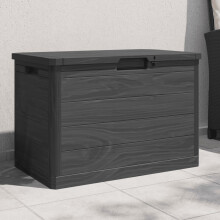 Berkfield Outdoor Cushion Box Anthracite 77.5x44.5x53 cm Polypropylene