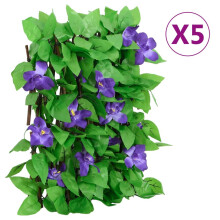 Berkfield†Artificial Ivy Trellis Expandable 5 pcs Green 180x20 cm