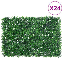 †Berkfield Artificial Shrub Leaf Fence†24 pcs Green 40x60 cm