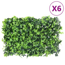 †Berkfield Artificial Leaf Fence†6 pcs Green 40x60 cm