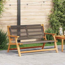 Berkfield Garden Furniture Grey 122 x 76 x 73 cm Solid Acacia Wood