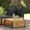 Berkfield Garden Table 68x68x30 cm Solid Wood Acacia 1