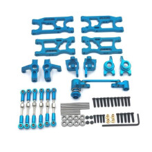 RC Car Metal Upgrade Parts for LC Racing 1/14 EMB1 LC12B1, Blue Aluminum Durable Accessories Kit