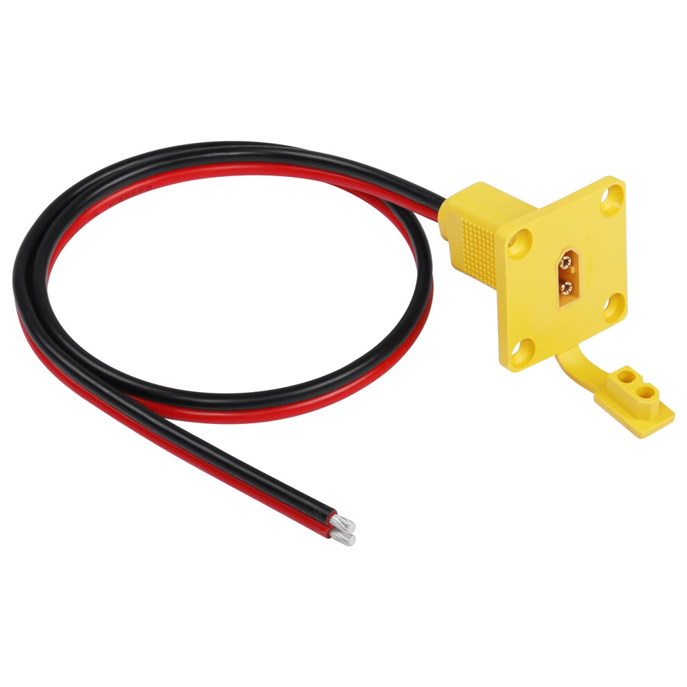2Ft 12Awg Xt60 Male Connector To Bare Wire With Weatherproof Mount Panel For Rc Lipo Battery Drone 9045646564111
