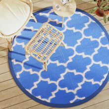 Berkfield Outdoor Carpet ARAKIL Blue ò160 cm PP