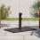 Berkfield Parasol Base for ò32/38/48 mm Poles 15 kg Rectangular 1