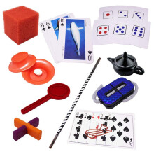 Magic Kit for Beginners with 10 Tricks Cards Coins and Wand StepbyStep Easy Magic Set for Kids