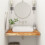 Berkfield Bathroom Countertop 80x60x2.5 cm Rectangular Solid Wood Acacia 1