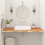 Berkfield Bathroom Countertop 120x60x2.5 cm Rectangular Solid Wood Acacia 1