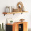 Berkfield Wall Shelf 110x20x3.8 cm Rectangular Solid Wood Acacia Live Edge 1
