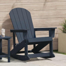 Berkfield Adirondack Rocking Chair Navy Blue 92 x 73.5 x 92 cm HDPE
