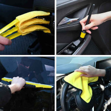 Berkfield Car Brush Set Multicolour Poly Rattan
