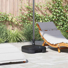 Berkfield Parasol Base Black 45 x 45 x 29.5 cm High-density polyethylene